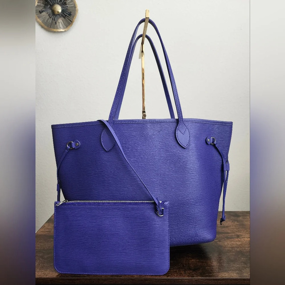 Louis Vuitton Epi Neverfull MM Figue Purple - Picture 1 of 16